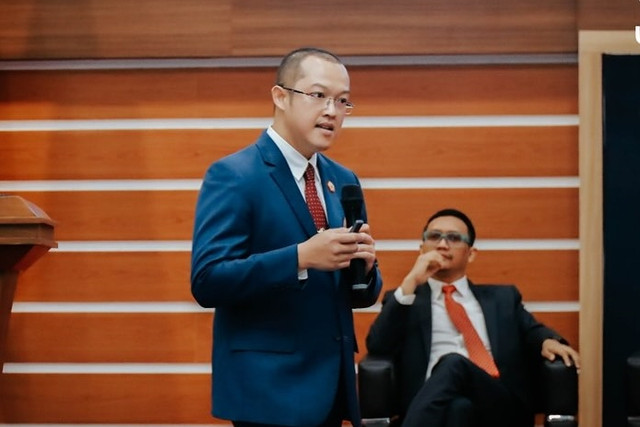 Plt Sekjen Kemendikti Saintek Badri Munir Sukoco. Foto: Instagram/@badrisukoco