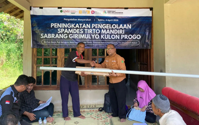 109 Rumah di Sabrang Kini Terbantu Akses Air Bersih SPAMDes