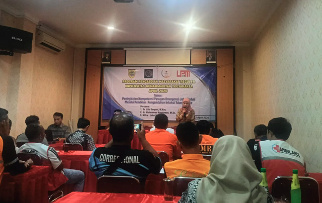 UMY PERKUAT RELAWAN AMBULANS CEGAH TUBERKULOSIS