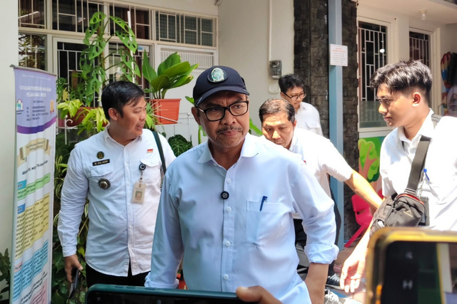 Wali Kota Yogyakarta Hasto Wardoyo saat di daycare Pelangi Anak Negeri, Yogyakarta, Rabu (29/4/2026). Foto: Arfiansyah Panji Purnandaru/kumparan