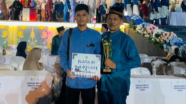 Muhammad Taufik bin Ahmad Najamuddin Siregar, Musrif RTQ DT Peduli Kepri Raih Juara 3 MTQ Kota Batam 2026 (Sumber : DT Peduli)