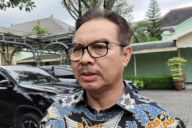 Wali Kota Yogyakarta, Hasto Wardoyo di Kepatihan Pemda DIY, Kamis (30/4/2026). Foto: Panji/kumparan