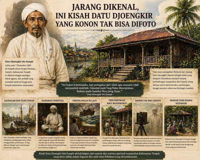 Ilustrasi mengenai Peristiwa Datuk Djoengkir. Foto: Generated by AI