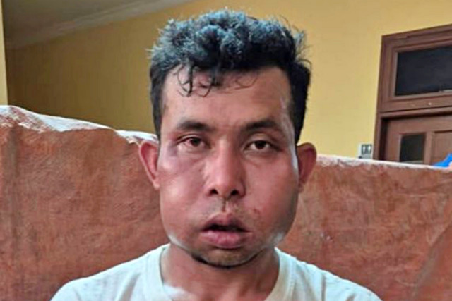 Tampang salah satu pelaku perampok lansia di Pekanbaru. Foto: Dok. Istimewa
