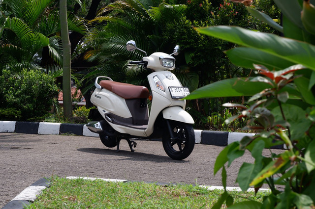 Mencoba Suzuki Access 125. Foto: Sena Pratama/kumparan