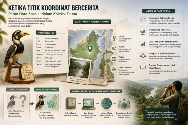Ilustrasi titik koordinat bercerita. Foto: Generated by AI