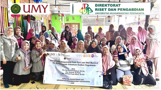 UMY Edukasi Guru dan Wali Murid TK Kenali Variasi Normal Rongga Mulut