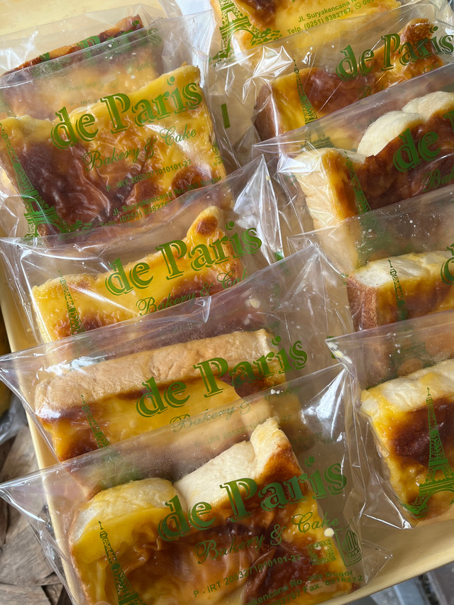 High calcium toast de paris bakery yang ada di Suryakencana Bogor. Foto: Ela Nurlaela/kumparan