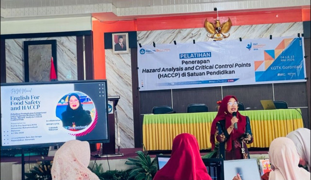 Guru Besar FKIP Unismuh Menjadi Narasumber Eksternal dalam acara Pelatihan Peningkatan kompetensi Guru Kejuruan Berbasis Dunia Kerja di Gorontalo 