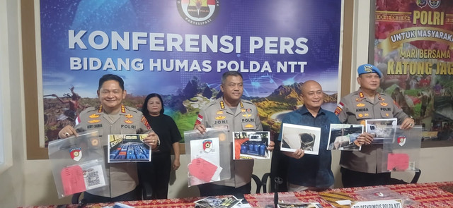 Barang bukti kasus penimbunan BBM bersubsidi di Nusa Tenggara Timur. Foto: kumparan