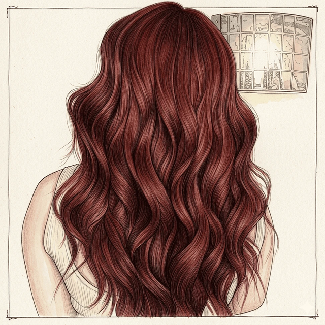 Ilustrasi wanita berambut merah.Photo by Gemini AI