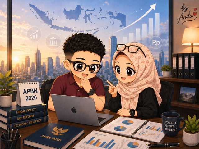 Wajah APBN 2026 di Tengah Gejolak Dunia. (Gambar: Anda)