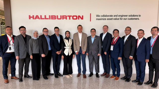 Perwakilan Pertamina bertemu Halliburton di Houston, Amerika Serikat sebagai tindak lanjut MoU yang ditandatangani pada Februari 2026 yang berfokus pada optimalisasi keekonomian multistage fracturing (MSF) dan percepatan monetisasi sumber daya migas non-konvensional Indonesia. Foto: Dok. Pertamina