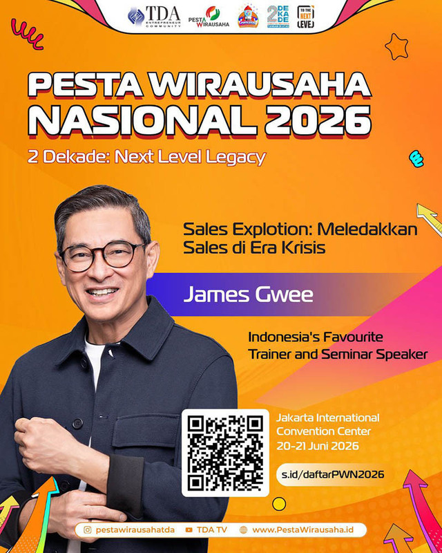 James Gwee Siap Guncang PWN TDA 2026 dengan Strategi Sales Explosion
