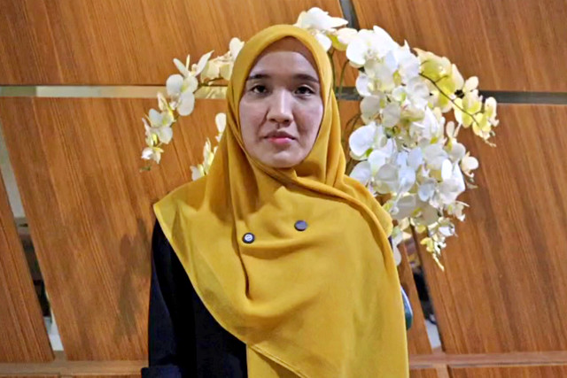 Nuraini, pemilik sepeda motor yang hendak dicuri di Bandar Lampung. Foto: Dok. Lampung Geh