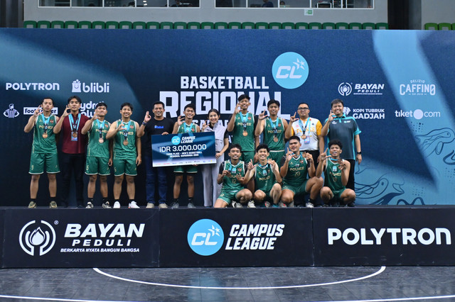 Third Place Campus League 2026  Basketball Regional Samarinda Season 1, Politeknik Negeri Samarinda. Foto: Dok. Campus League