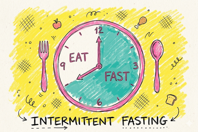 Ilustrasi manfaat puasa bagi kesehatan metabolisme autofagi ramadan.Photo by Gemini