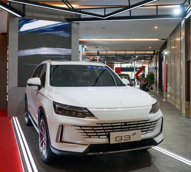 Mobil listrik Polytron G3. Foto: Polytron