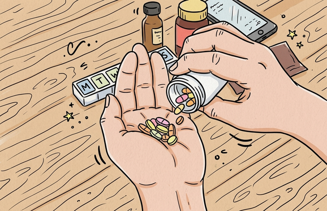 Ilustrasi chronopharmacology waktu minum obat ritme sirkadian efektivitas. Foto: Gemini AI