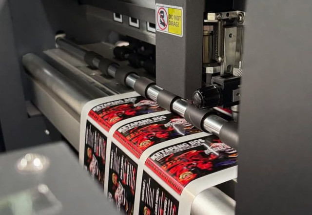 Salah-satu mesin print yang ada di Ngeprint Jogja. Foto: Dok.Istimewa