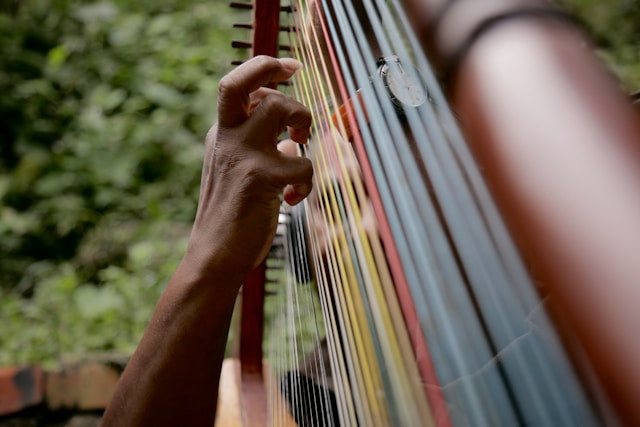 Ilustrasi sasando dimainkan dengan cara apa.Foto: Ronald Rivas / Unsplash