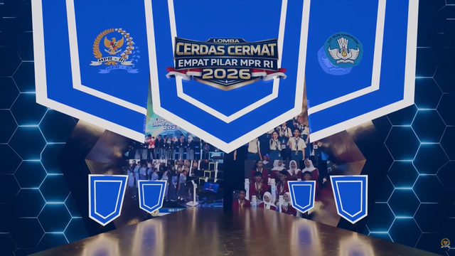 Lomba Cerdas Cermat Empat Pilar yang diadakan MPR, di Kalbar pada Sabtu (9/5/2026).   Foto: Youtube/MPR RI