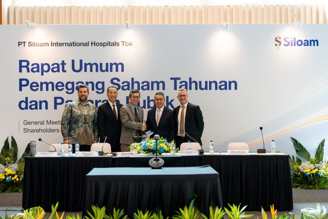 PT Siloam International Hospitals Tbk (Siloam) menutup Rapat Umum Pemegang Saham Tahunan (RUPST) untuk tahun buku 2025, Selasa (12/5/2026). Foto: Siloam