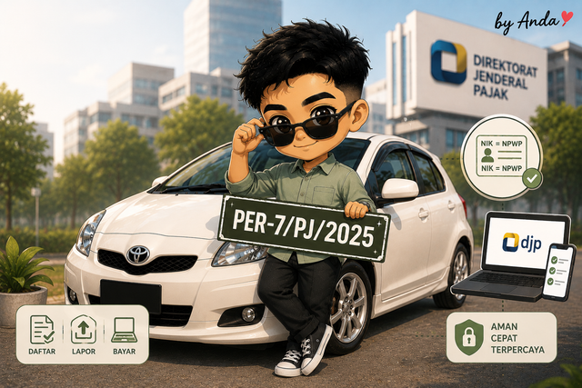 PER-7/PJ/2025 administrasi perpajakan digital melalui Coretax. (Gambar: Anda)