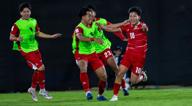 Ilustrasi Hasil Timnas Indonesia U 17 vs Jepang, Foto: AFC/kumparanBOLA