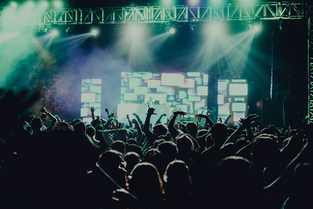 Ilustrasi foto candid ala penonton konser. Foto: Unsplash