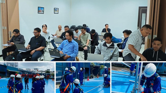 Pelaksanaan salah satu Bimtek dan Sertifikasi yang telah dilaksanakan. (Doc. Humas PPSDM Migas)