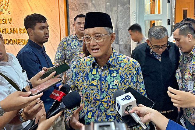 Menteri Pekerjaan Umun (PU) Dody Hanggodo saat ditemui di Kompleks Parlemen, Rabu (13/5/2026). Foto: Fariza Rizky Ananda/kumparan