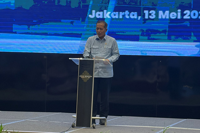 Menteri Koperasi (Menkop) Ferry Juliantono menghadiri Rakornas dalam Kementerian Koperasi di Kemayoran, Jakarta Pusat, Rabu (13/5/2026). Foto: Najma Ramadhanya/kumparan