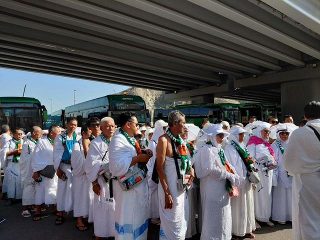 Ilustrasi jemaah haji berihram. Foto: Dok. MCH 2026