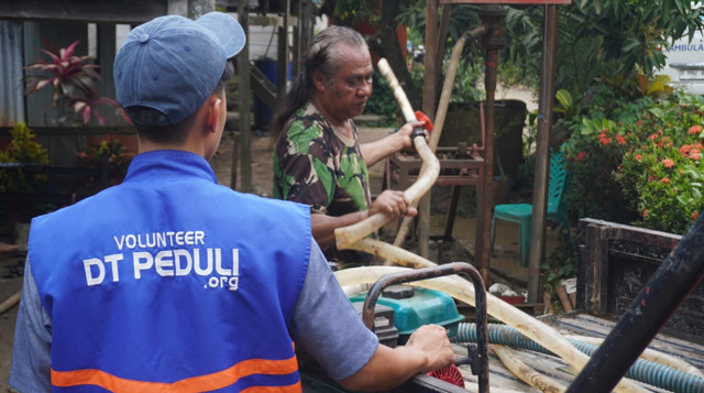 Program Sumur Bor untuk Warga Dusun Taipa, Desa Manjannang, Maros (Sumber : DT Peduli)