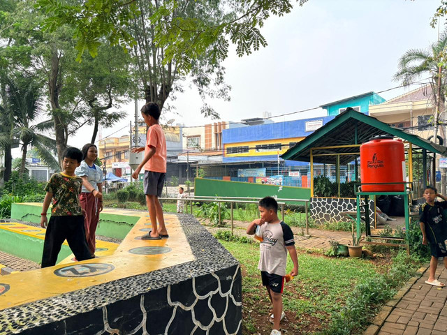 Suasana RPTRA Carina Sayang, Kelurahan Rawa Buaya, Kecamatan Cengkareng, Jakarta Barat (15/5/2026). Foto: Kevin Daniel/kumparan