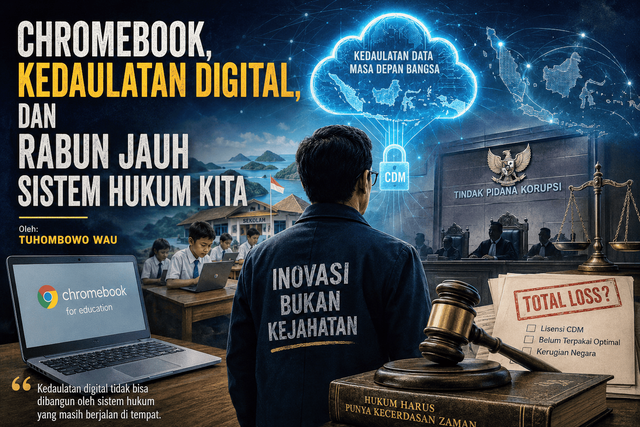 Ilustrasi Chromebook. Foto: Dokumentasi pribadi