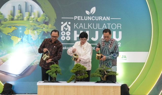 Peluncuran Kalkultor Hijau, Bank Indonesia. Foto: Dokumentasi pribadi