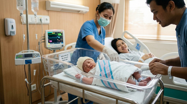 Bayi hadir ditengah keluarga