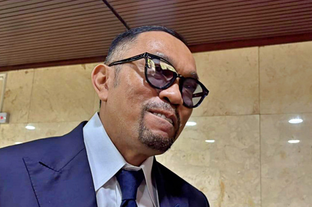 Wakil Ketua Komisi III DPR Ahmad Sahroni di Kompleks Parlemen, Senayan, Jakarta, Senin (18/5/2026). Foto: Nasywa Athifah/kumparan