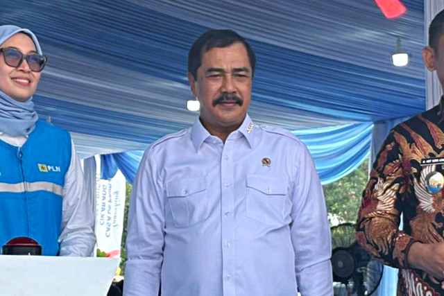 Menteri Imigrasi dan Pemasyarakatan Agus Andrianto dalam Launching Program Aksi Fasilitasi Rumah ASN tahun 2026: Casa de Prima Cikarang Barat dan Pusat di Cikarang Barat, Kab. Bekasi, Selasa (19/5/2026). Foto: Nauval Pratama/kumparan