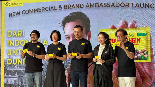 Acara peresmian iklan baru Tolak Angin dan pengumuman Nicholas Saputra sebagai brand ambassador Tolak Angin. Foto: kumparan/Wina R. 