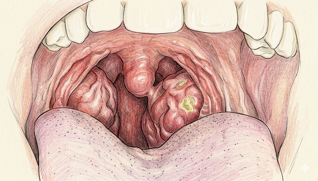 Ilustrasi Tonsil Bukan Organ Useless Kenapa Dokter Jarang Menyarankan Operasi Amandel.Photo by Gemini AI