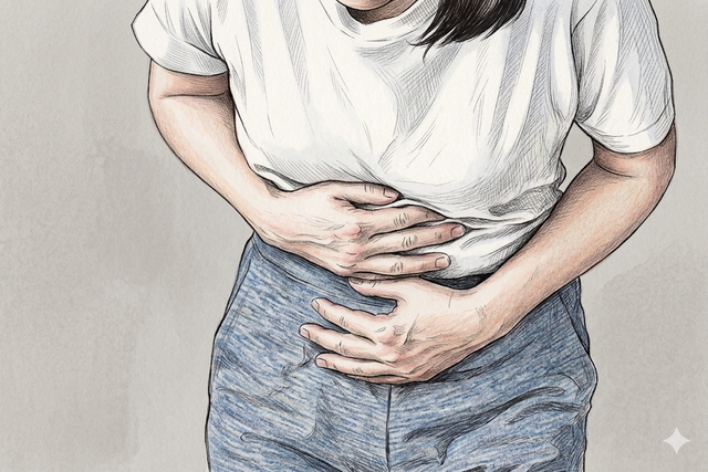 Ilustrasi Kram Perut saat Menstruasi Normal atau Perlu Diwaspadai.Photo by Gemni AI