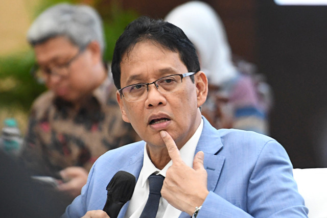 Menteri Keuangan Purbaya Yudhi Sadewa memberikan keterangan saat konferensi pers APBN KiTa edisi Mei 2026 di Jakarta, Selasa (19/5/2026). Foto: M Risyal Hidayat/ANTARA FOTO