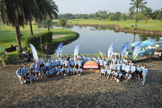 Bank Saqu kembali menggelar Sunrise Society Vol. 5 dengan menghadirkan Footgolf Fun Match di Bogor, Selasa (19/5/2026). Foto: Dok. Bank Saqu