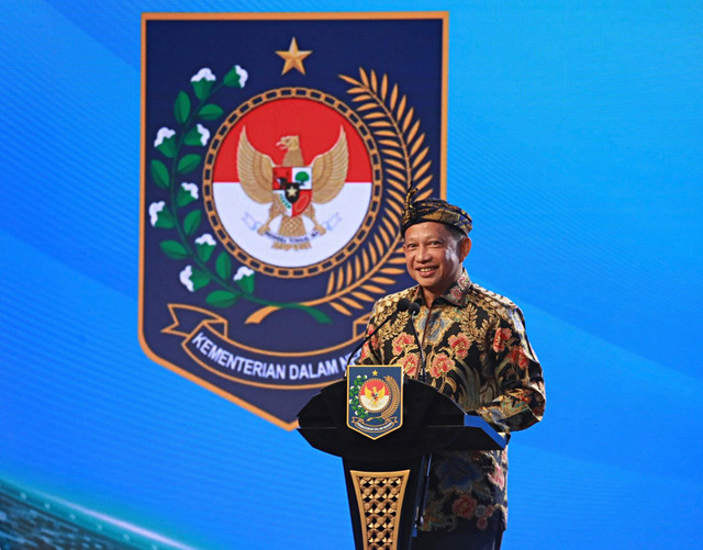 Mendagri Tito Karnavian menghadiri acara Apresiasi Pemerintah Daerah Berprestasi 2026 Regional Nusa Tenggara dan Maluku di Ballroom Merumatta Senggigi, Lombok, Nusa Tenggara Barat (NTB), Selasa (19/5/2026). Foto: Dok. Kemendagri