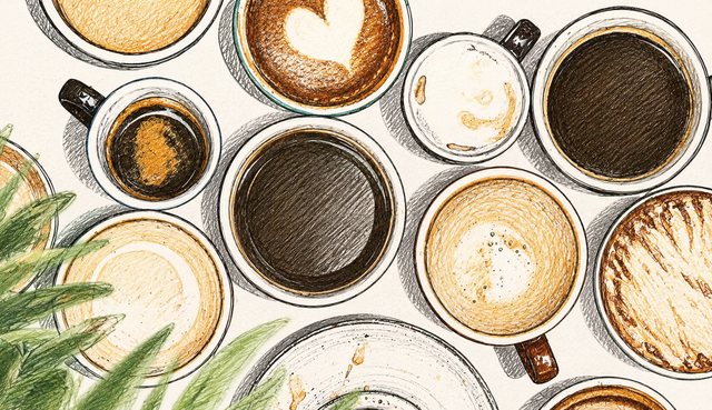 Ilustrasi kafein adalah obat psikoaktif reseptor adenosin otak kopi.Photo by GPT AI 