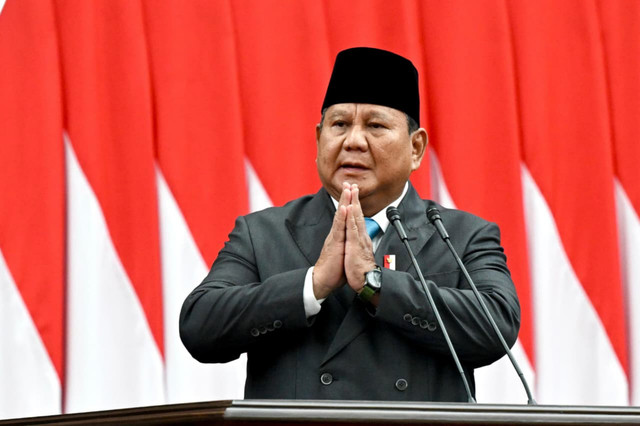 Presiden Prabowo saat menyampaikan Kerangka Ekonomi Makro (KEM) dan Pokok-Pokok Kebijakan Fiskal (PPKF) RAPBN Tahun Anggaran 2027, dalam Rapat Paripurna ke-19 masa persidangan V Tahun sidang 2025-2026 DPR RI, Rabu (20/5/2026). Foto: Dok. Biro Pers, Media, dan Informasi Sekretariat Presiden