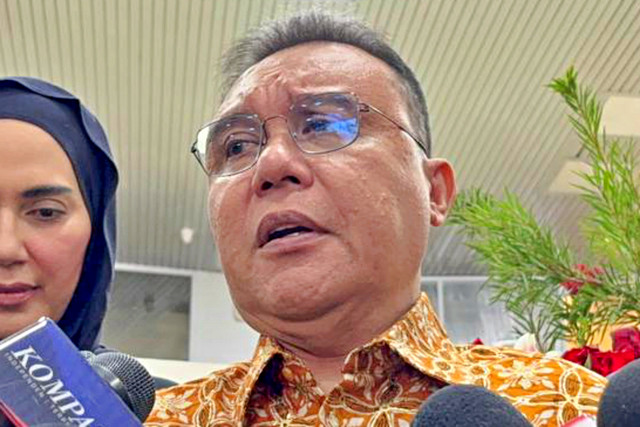 Wakil Ketua DPR Sufmi Dasco Ahmad di Kompleks Parlemen, Senayan, Jakarta, Rabu (20/5/2026). Foto: Nasywa Athifah/kumparan
